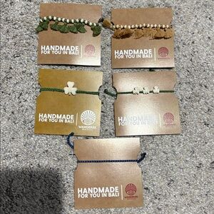 Wanderer Handmade Women's Bracelets - Green, Brown, Blue